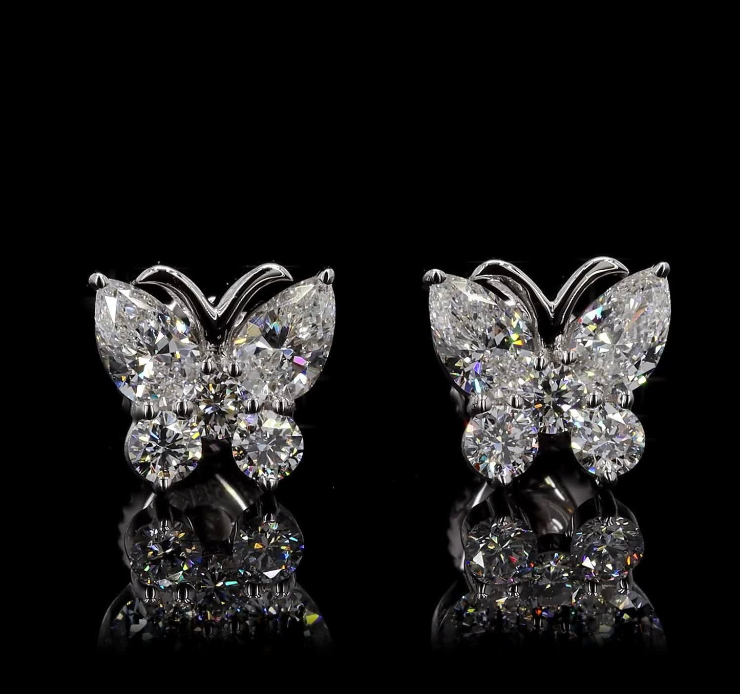 Butterfly Diamond Earrings