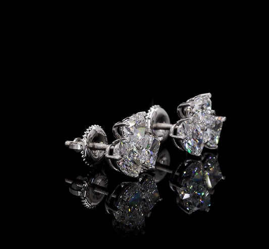Cluster Diamond Earrings