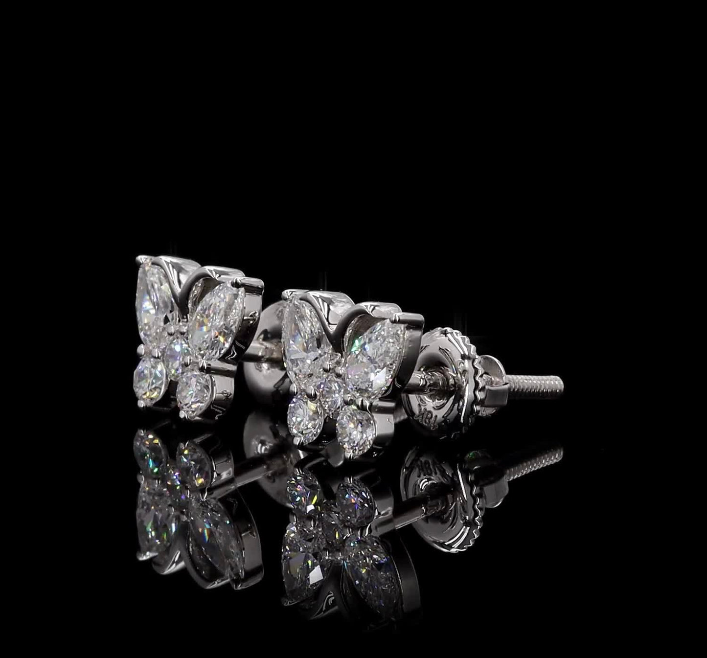 Butterfly Diamond Earrings