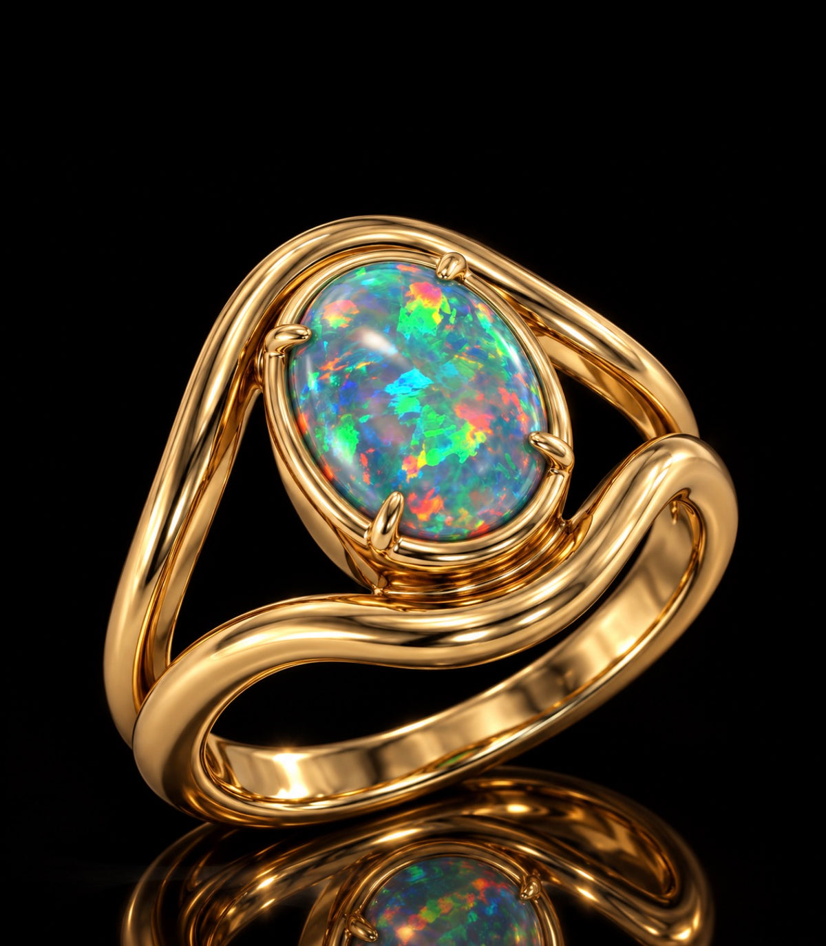 Opal Statement Ring