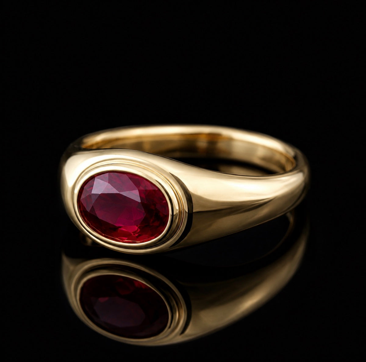 Ruby Signet Ring