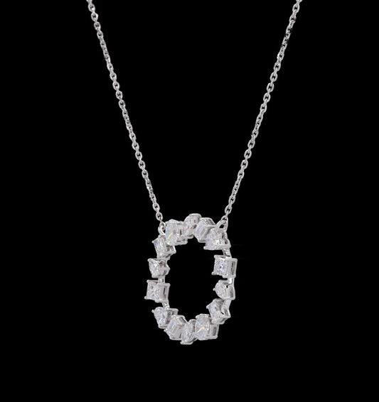 Multi-Shape Diamond Necklace
