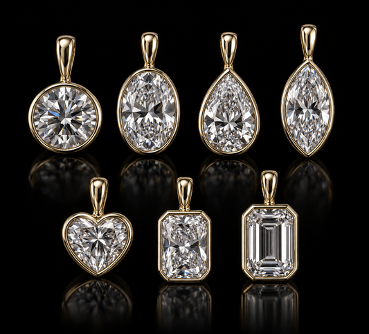 Diamond Bezel Set Pendant