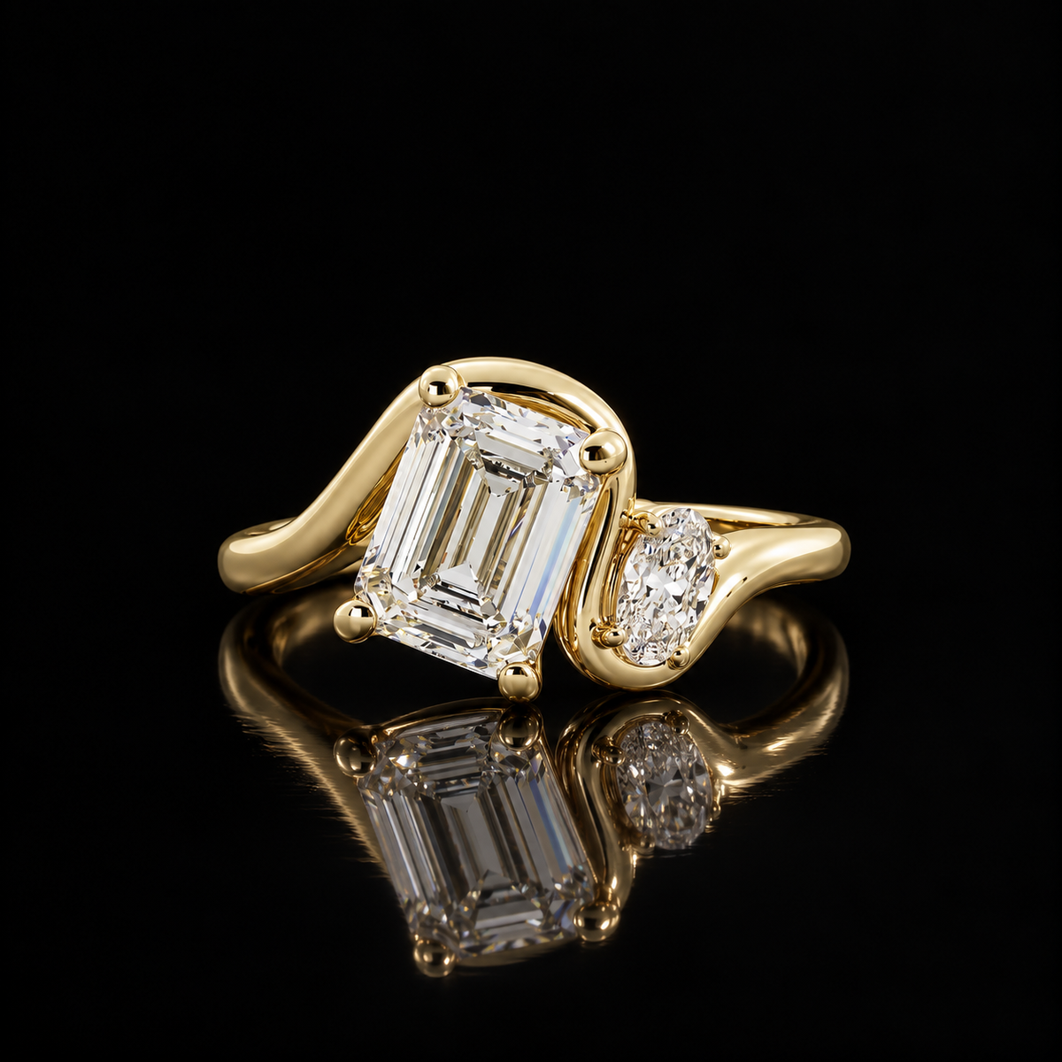 Emerald-Cut Statement Ring