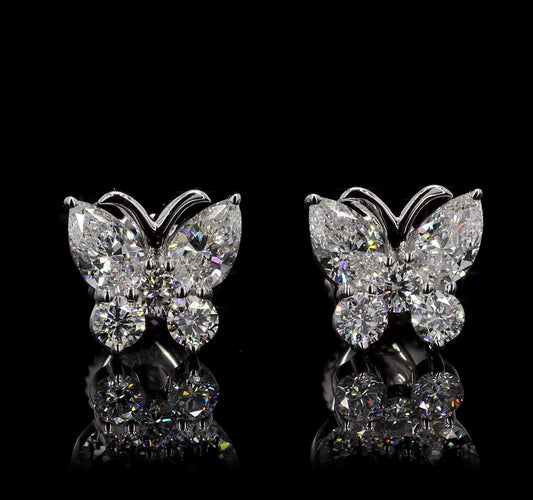 Butterfly Diamond Earrings