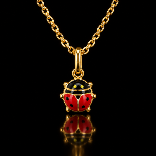 Children’s Gold Ladybug Necklace