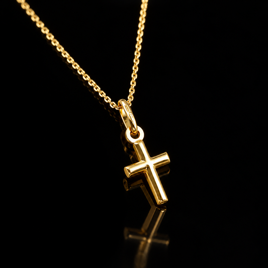 Children’s Gold Cross Necklace