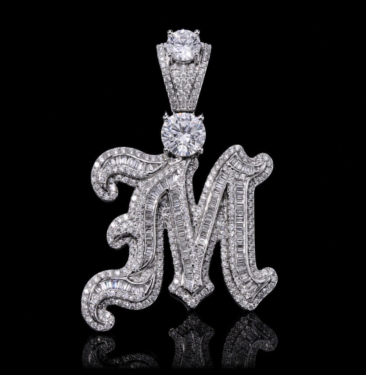 Diamond Letter Pendant