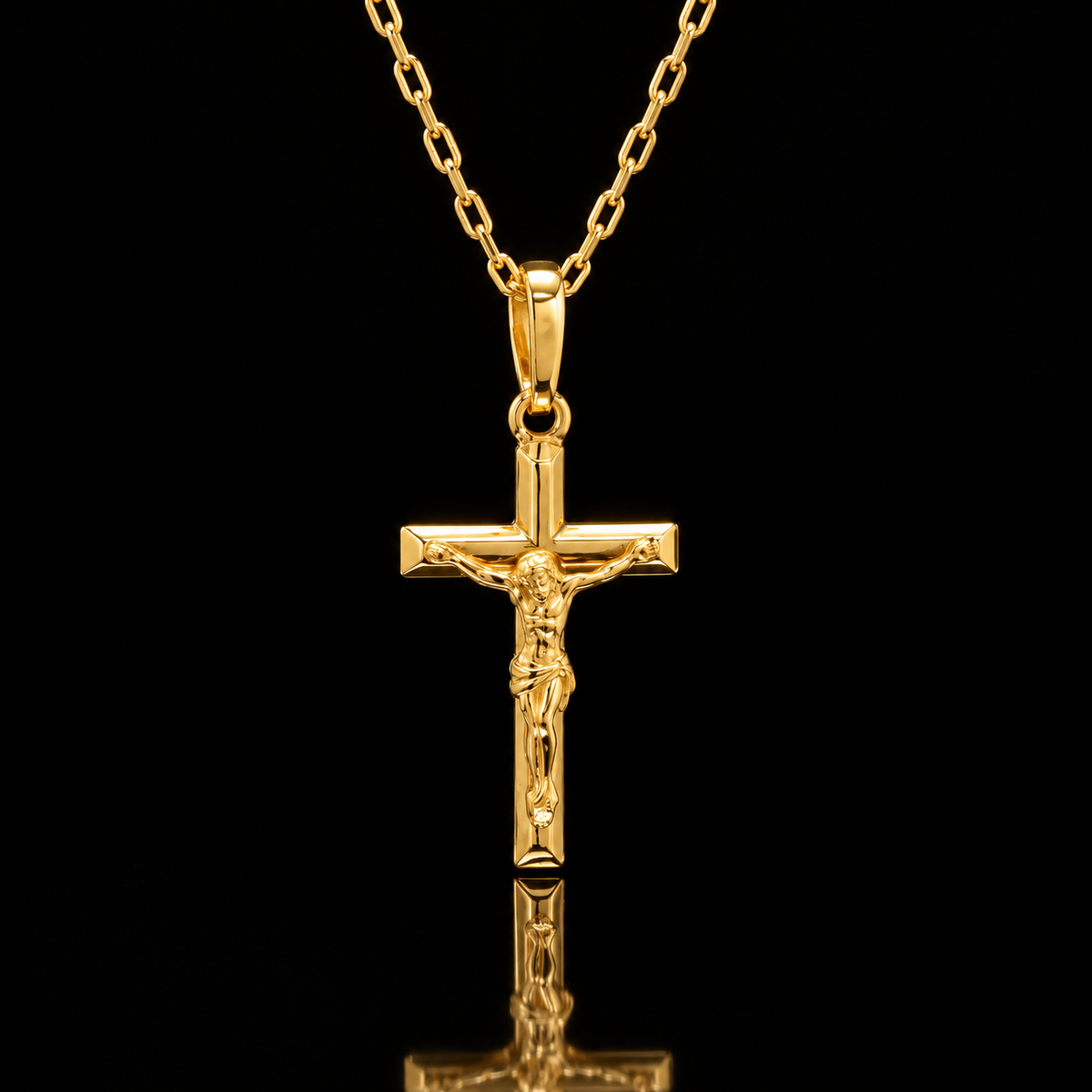 Children’s Gold Crucifix Necklace