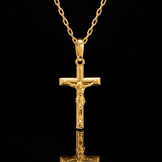 Children’s Gold Crucifix Necklace