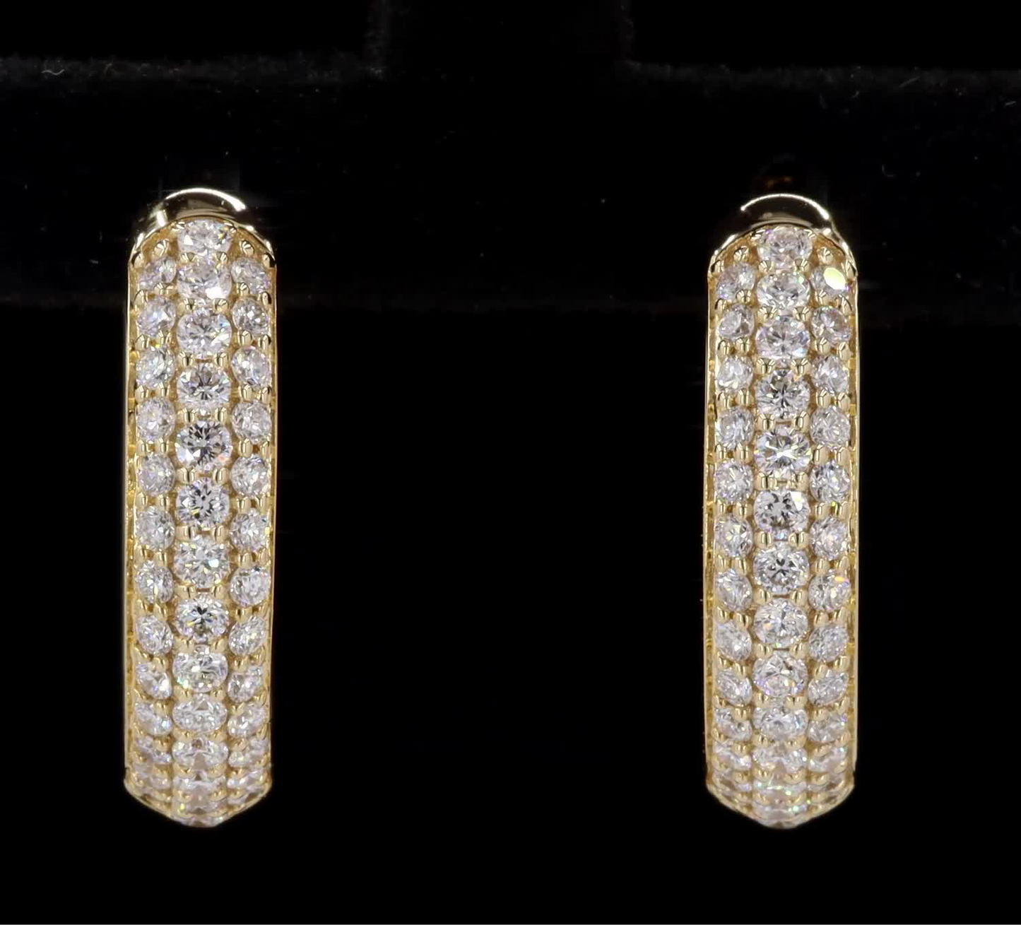 Diamond Hoop earrings