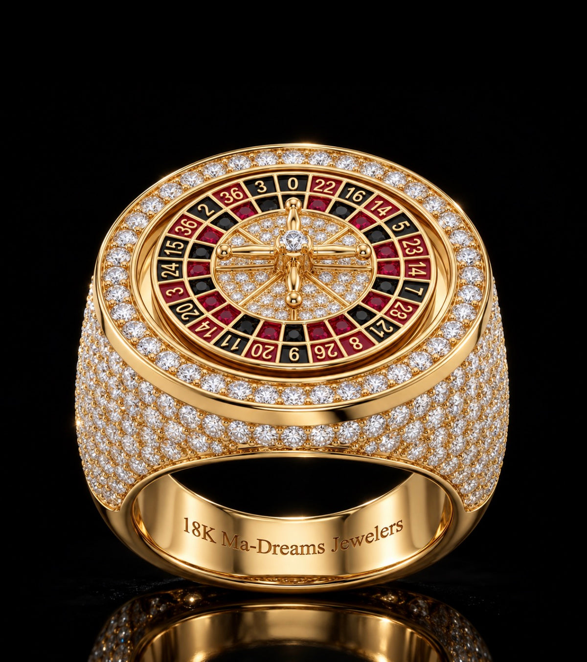 Diamond Roulette Ring