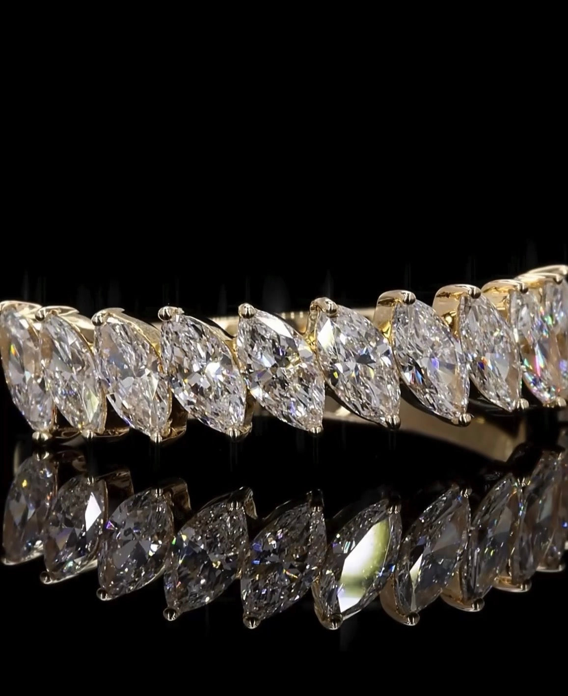 Marquise Diamond Band