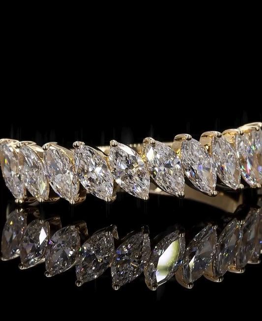 Marquise Diamond Band