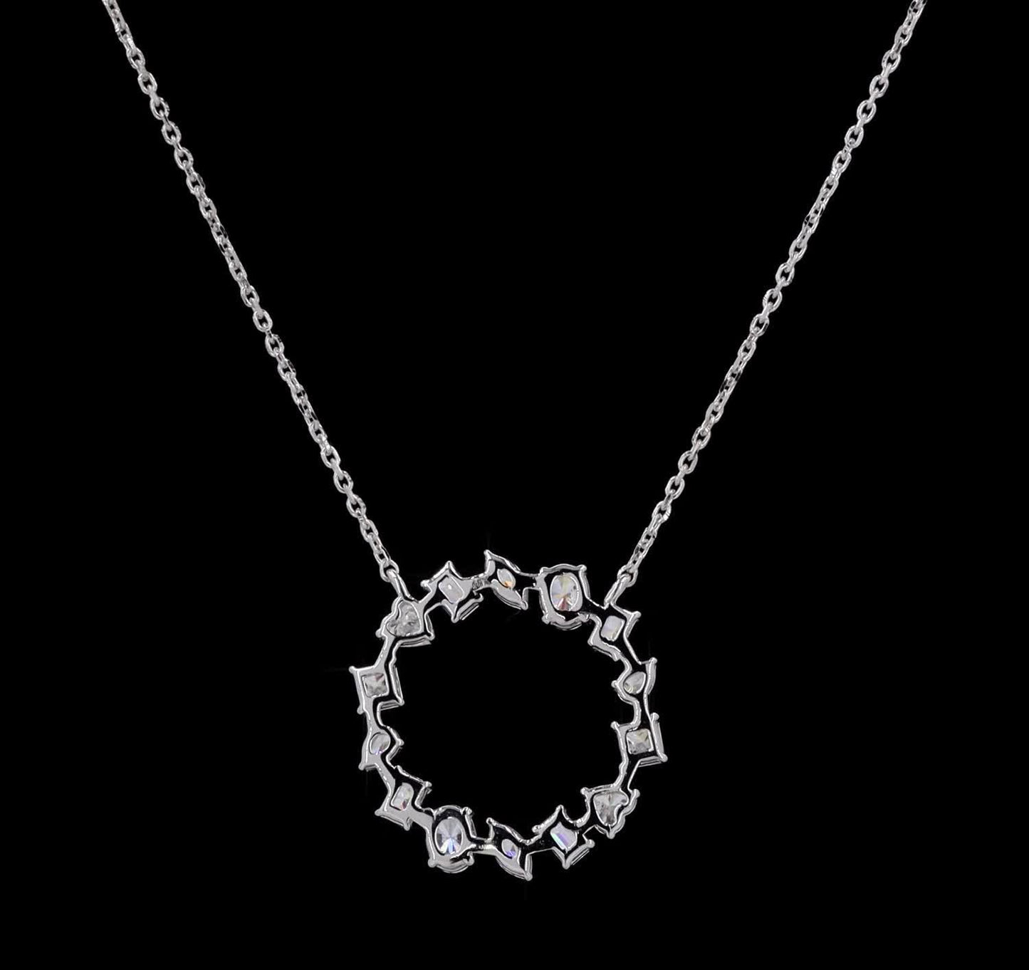 Multi-Shape Diamond Necklace