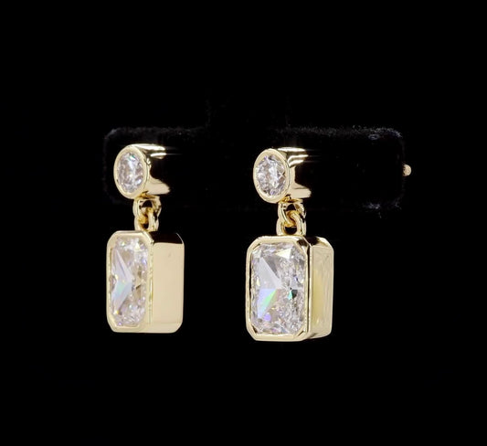 Diamond Drop Earrings