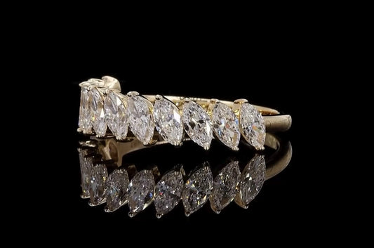 Marquise Diamond Band
