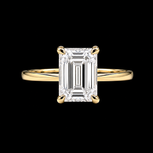 Emerald Cut Solitaire