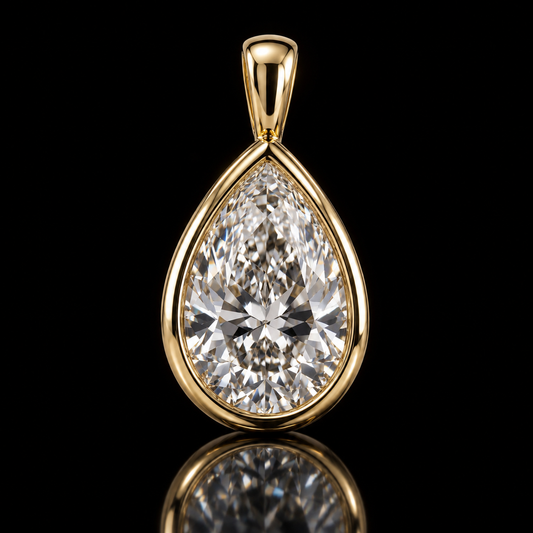 Diamond Bezel Set Pendant