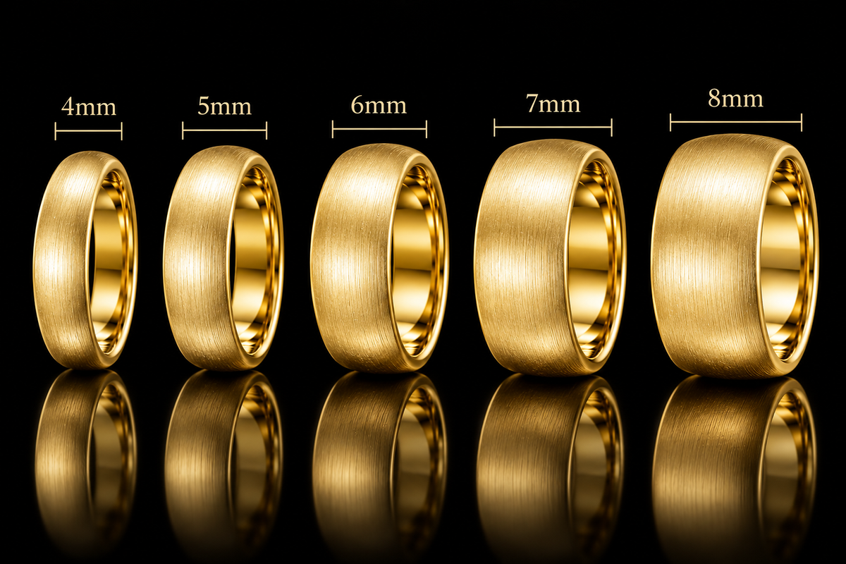 Matte Comfort Fit Wedding Band