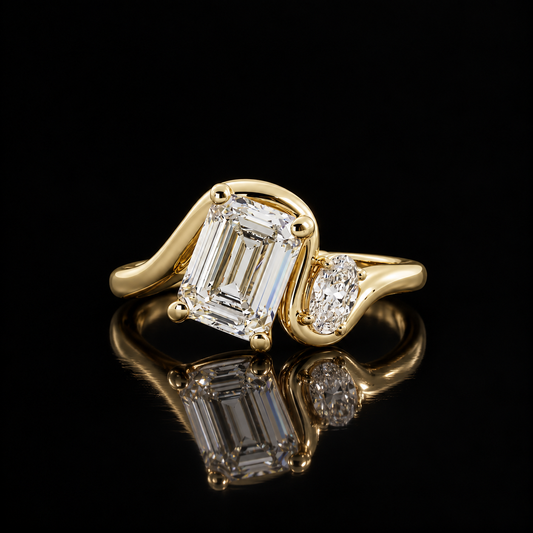 Emerald-Cut Statement Ring